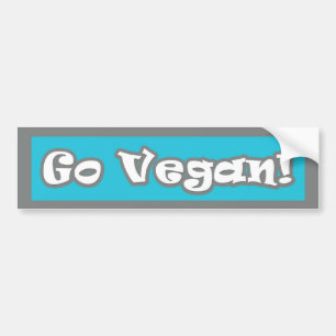 Adesivo Para Carro Vai o Vegan!