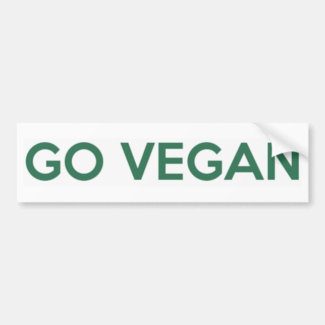 Adesivo Para Carro Vai o Vegan (Frente)
