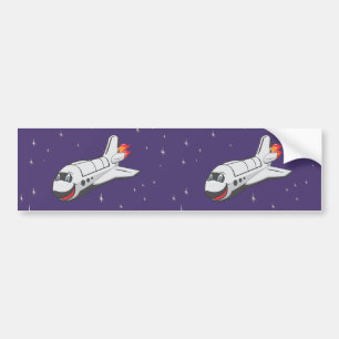 Adesivo Para Carro Vaivém espacial dos desenhos animados
