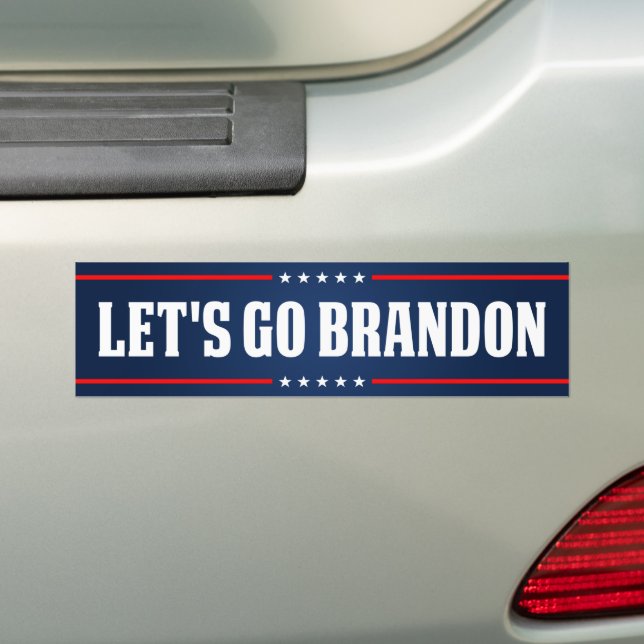 But how big is the “let's go Brandon” bumper sticker? : r