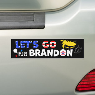 ADESIVO PARA CARRO VAMOS FAZER BRANDON COM TRUMP