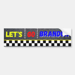 Adesivo Para Carro Vamos Go Brandon Bumper Sticker