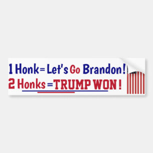 Adesivo Para Carro Vamos Honk do Brandon Bumper Sticker