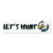 VAMOS HUNT Philadelphia Eagles Bumper Sticker