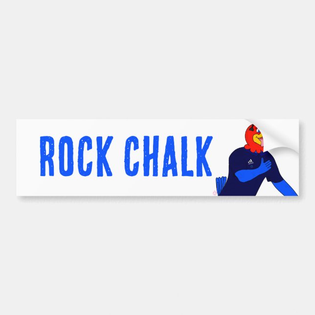 Adesivo Para Carro Vamos jayhawk (Frente)