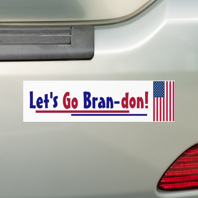 Adesivo Para Carro Vamos para Brandon Bumper Sticker (No carro)