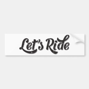 Adesivo Para Carro Vamos Ride!