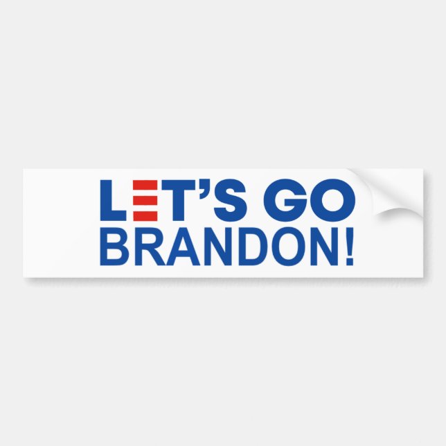 ADESIVO PARA CARRO VAMOS VÁ BRANDON! (Frente)