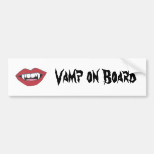 Adesivo Para Carro Vamp a bordo
