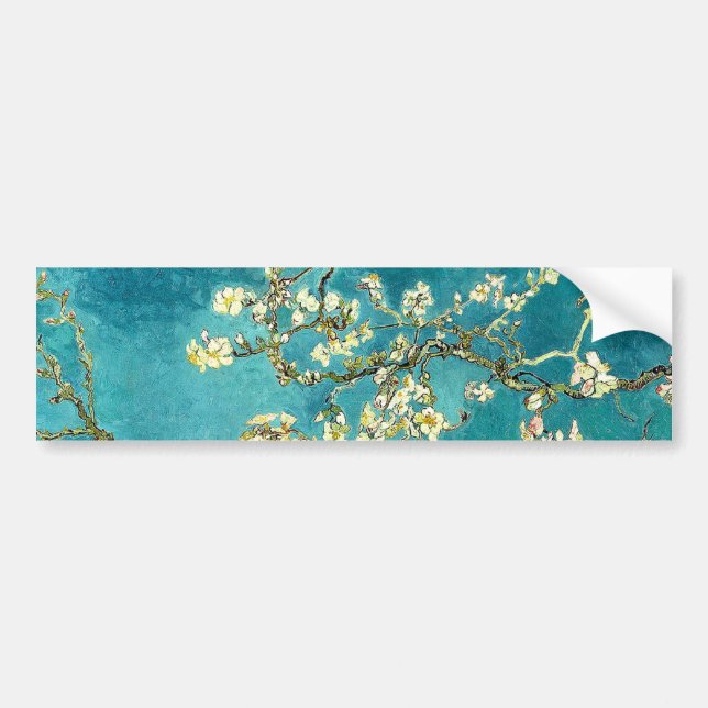Adesivo Para Carro Van Gogh Almond Blossoms Classic Impressionism (Frente)