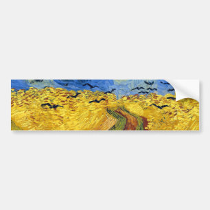 Adesivo Para Carro Van Gogh Wheat Campos Famoso Impressionismo