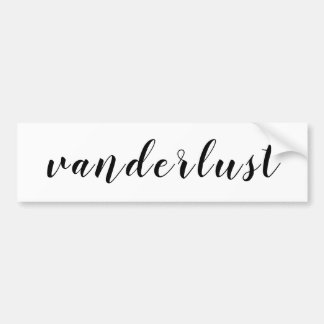 Adesivo Para Carro Van viagem camping jogar wanderlust = vanderlust