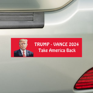 Adesivo Para Carro Vance Personalizado do Trump 2024