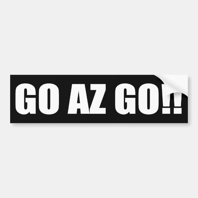 ADESIVO PARA CARRO VÃO AZ VÃO! (Frente)