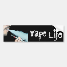 Adesivo Para Carro Vaper Vaping Vape Life Vaping Pen Bumper Sticker