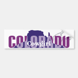 Adesivo Para Carro Vaqueira de Colorado do T