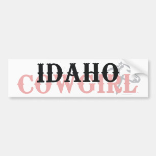 Adesivo Para Carro Vaqueira de Idaho do T