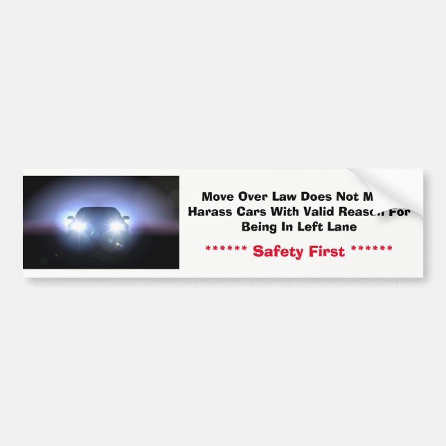 Adesivo Para Carro Vara abundante deixada a pista (Frente)