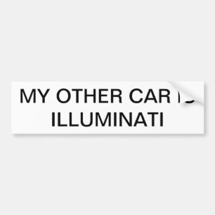 Adesivo Para Carro Vara do pára-choque de Illuminati