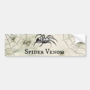 Adesivo Para Carro Vedante de Carro de Veneno de Aranha Spooky Vêtor