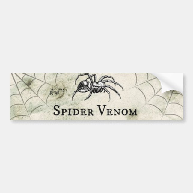 Adesivo Para Carro Vedante de Carro de Veneno de Aranha Spooky Vêtor  (Frente)