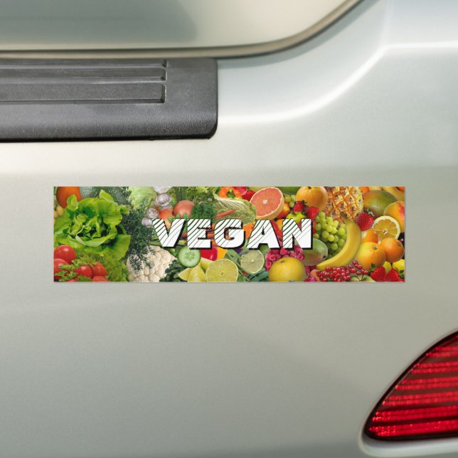 Adesivo Para Carro Vegan (No carro)