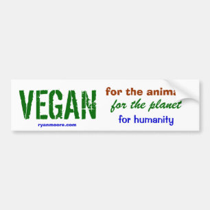 ADESIVO PARA CARRO VEGAN