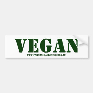 Adesivo Para Carro Vegan Bumper Sticker