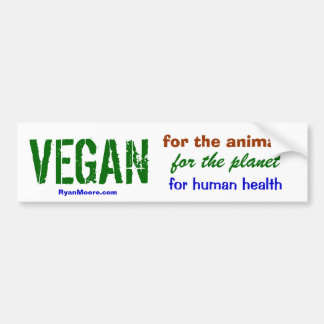 ADESIVO PARA CARRO VEGAN BUMPER STICKER
