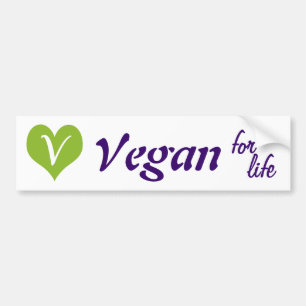 Adesivo Para Carro Vegan para a vida