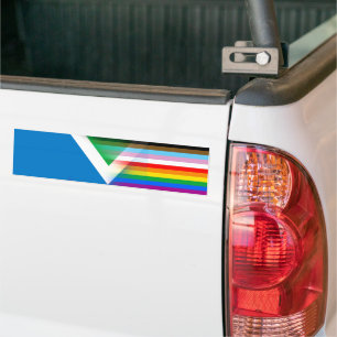 Adesivo Para Carro Vegan Pride LGBTQ