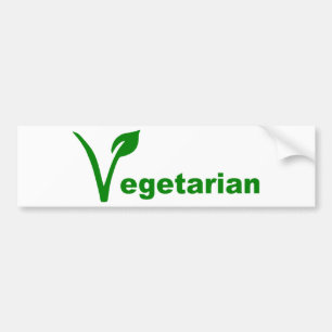 Adesivo Para Carro Vegetariano