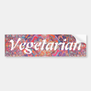 Adesivo Para Carro Vegetariano