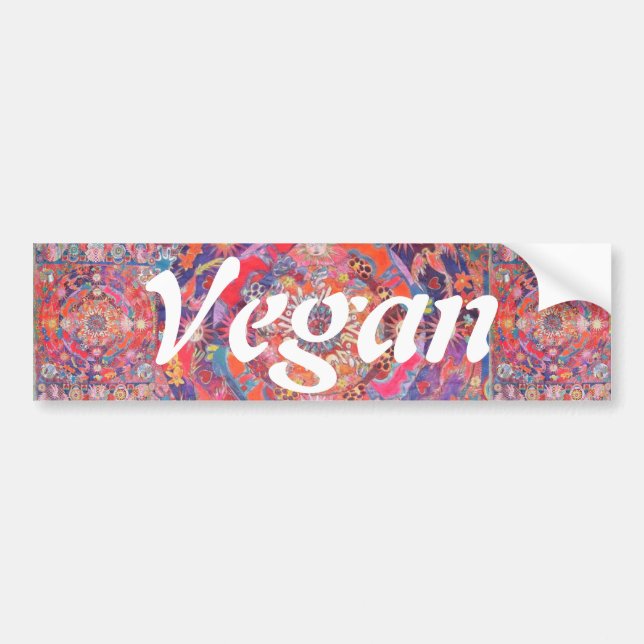 Adesivo Para Carro Vegetariano (Frente)