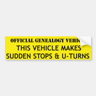 Adesivo Para Carro Veículo oficial da árvore genealógica