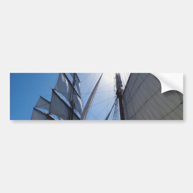 Adesivo Para Carro Velas de Entrega Fundo Bumper de Fundo (Frente)