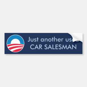 Adesivo Para Carro Vendedor de carro usado (Obama)