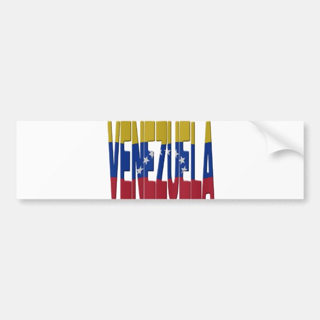 Adesivo Para Carro Venezuela flag (Frente)