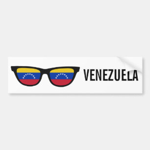 Adesivo Para Carro Venezuela Shades de texto personalizado e protetor