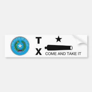 Adesivo Para Carro Venha e tome a bandeira (TX)
