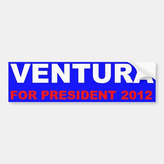 Adesivo Para Carro Ventura para o presidente 2012 (Frente)