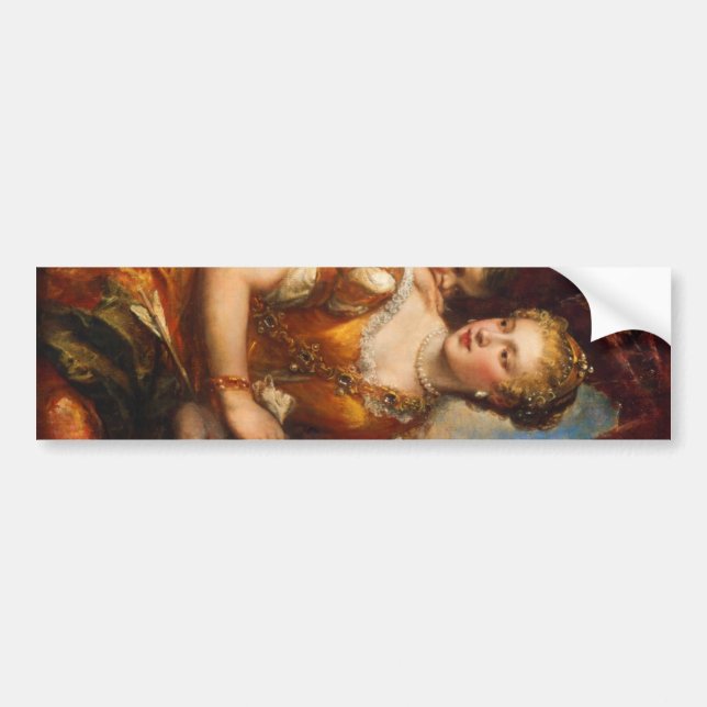 Adesivo Para Carro Venus Blindfolding Cupid (Frente)