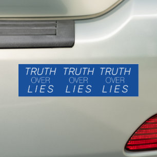Adesivo Para Carro Verdade sobre o carro azul e branco