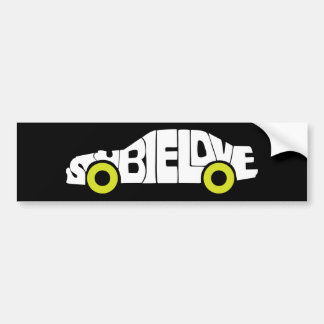 Adesivo Para Carro Verde Bumpersticker do amor de Subie