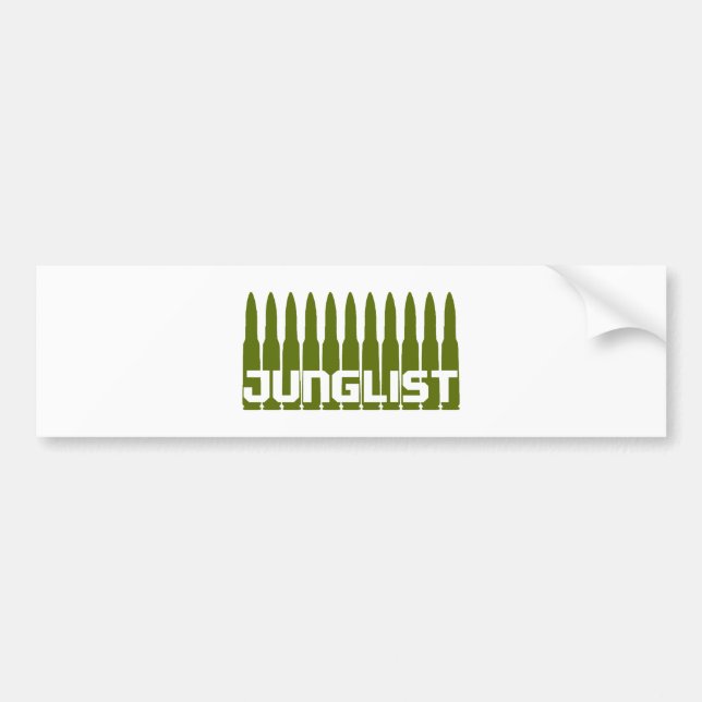 Adesivo Para Carro Verde de Junglist (Frente)