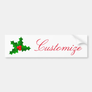 Adesivo Para Carro Verde de Natal e sagrado vermelho Thunder_Cove