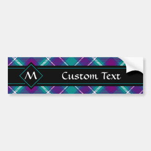 Adesivo Para Carro Verde marinho, Roxo e Tartan Azul