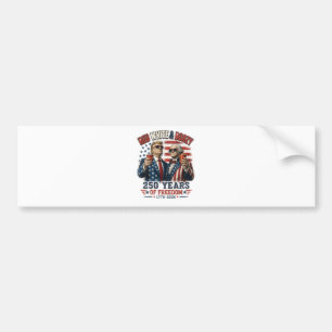 Adesivo Para Carro Vermelho Branco Embriagado Trump George Washington