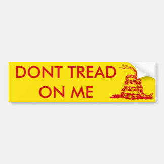Adesivo Para Carro Vermelho Bumper2 de Gadsden_flag 11in