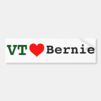 Vermont ama o autocolante no vidro traseiro de